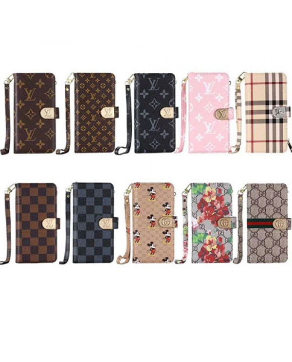 brand lv gucci samsung s23 s22 s23+ case iPhone 14 15 pro max Case burberry galasy s22 ultra s23 plus s21 case card holder chain wallet wristband iphone 14pro max 13 12 Case 