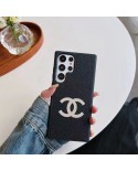 CC chanel brand galaxy s23/s23 plus/s23 ultra case Fashion iphone 15/14/12/13/11 pro max holder Cover girl teen iphone 14 pro max Case samsung s22 s22+ s21 cover flower Leather Case Customize
