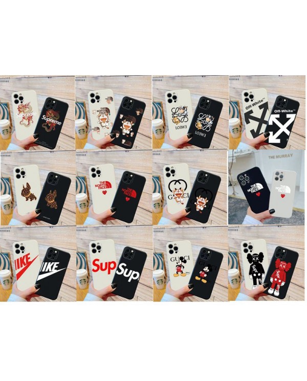 Supreme the north face loewe off white lv gucci nike disney kaws fendi burberry iphone15 14 13 12 11 pro max xr xs case coqueinspired iphone14 15plus pro max case schutzhülle