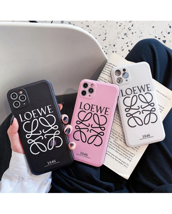 Loewe iphone 14/14/14pro max all-inclusive case iphone 14plus/13pro fashion nice cute pink case back cover full shell