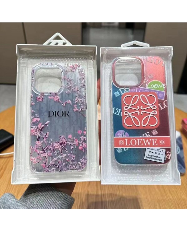 dior loewe Luxury inspired iPhone 13 Pro 14 15 pro max Case bumperFashion Brand Full card holder Cover iphone 13 14 15 pro max 12 11 Flip Case 
